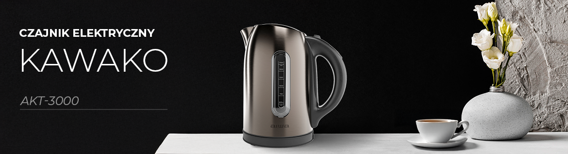 Czajnik AIWA AKT-3000D z boku – baner produktowy