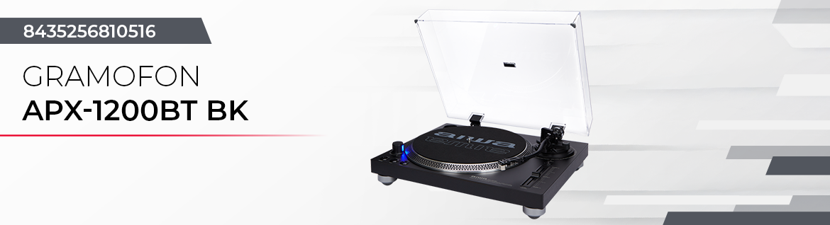 AIWA gramofon APX-1200BT/BK czarny 8435256810516