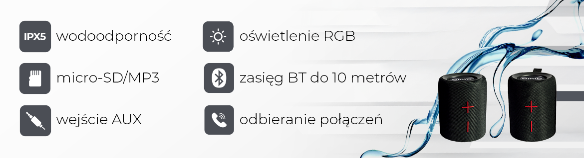 AIWA głośnik BT BST-250 czarny 8435256810592