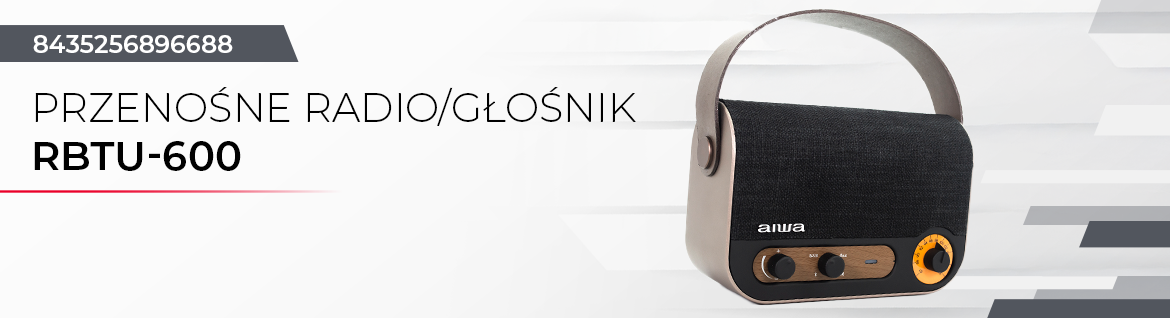 AIWA przenośne radio/głosnik BT RBTU-600 vintage 8435256896688