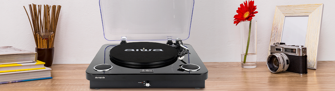 AIWA gramofon GBTUR-120BKMKII 8435256896725 czarny