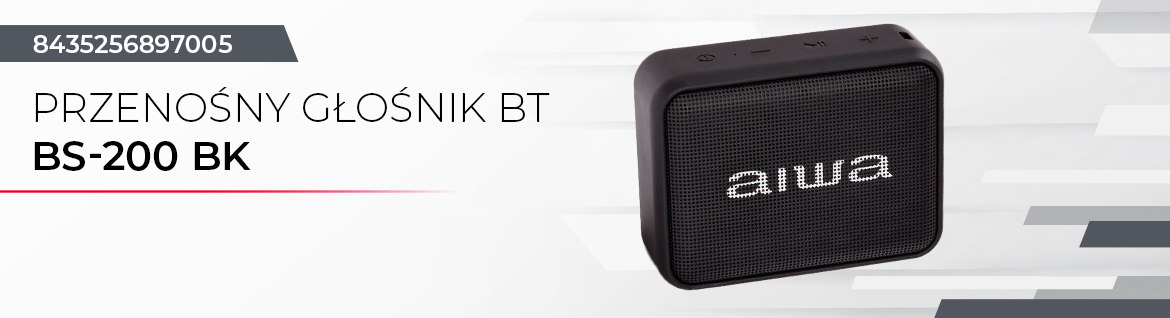 AIWA głośnik BT BS-200BK czarny 8435256897005