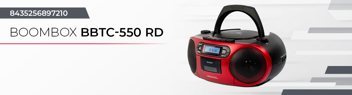 AIWA boombox BBTC- 550RD 8435256897210