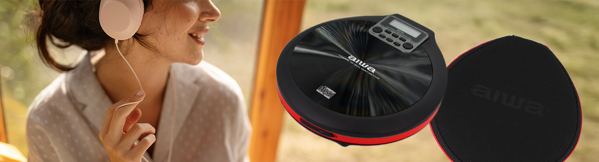 AIWA discman PCD-810RD czerwony 8435256897272