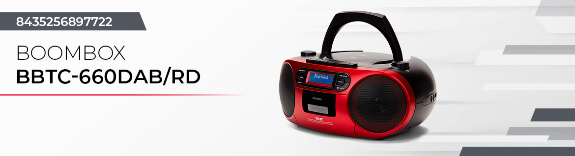 AIWA boombox BBTC-660DAB/RD 8435256897722