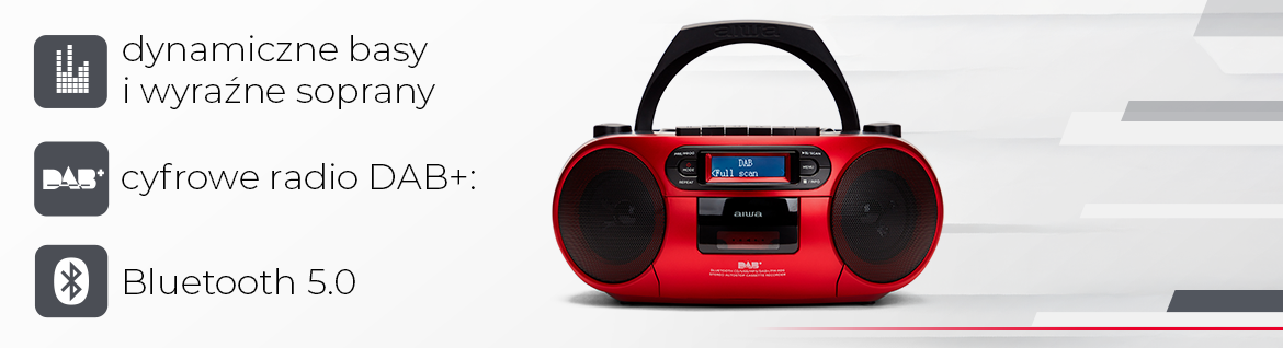 AIWA boombox BBTC-660DAB/RD 8435256897722
