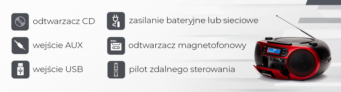 AIWA boombox BBTC-660DAB/RD 8435256897722