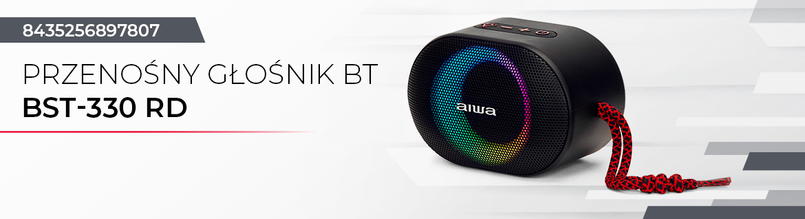 AIWA głośnik BT BST-330RD czerwony 8435256897807