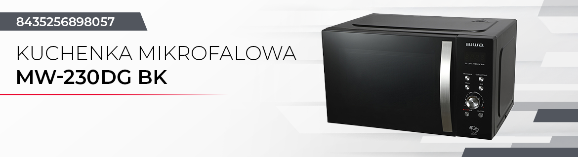 AIWA kuchenka mikrofalowa MW-230DGBK 8435256898057