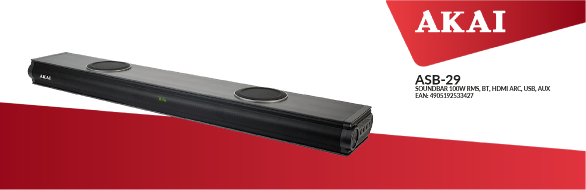 AKAI ASB-29 – soundbar 2.2CH, EAN: 4905192533427
