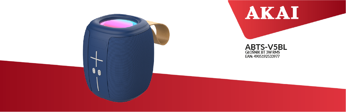 AKAI ABTS-V5BL – głośnik Bluetooth, EAN: 4905192533977