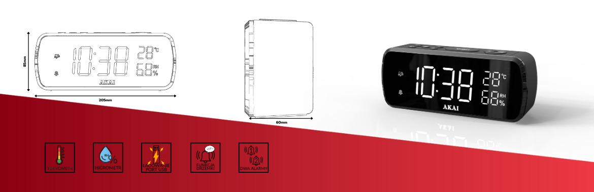 AKAI ACR-1080 – kluczowe funkcje i parametry