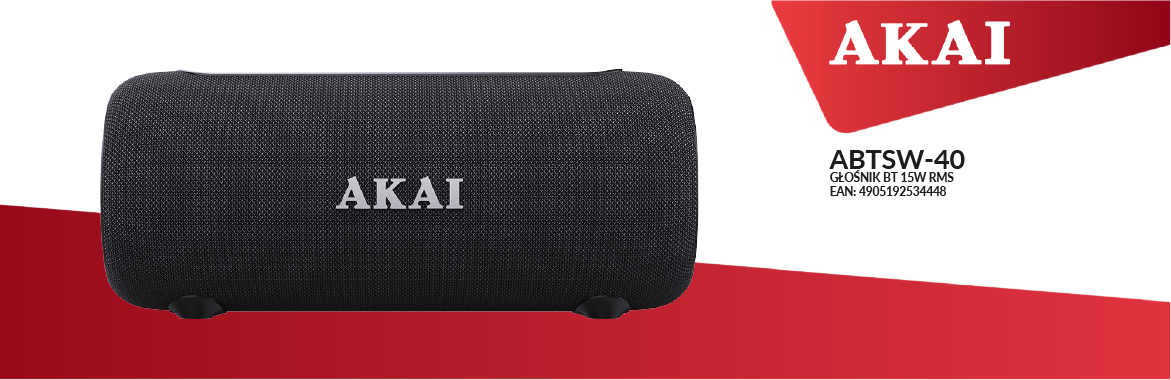 AKAI ABTSW-40 – głośnik Bluetooth, EAN: 4905192534448