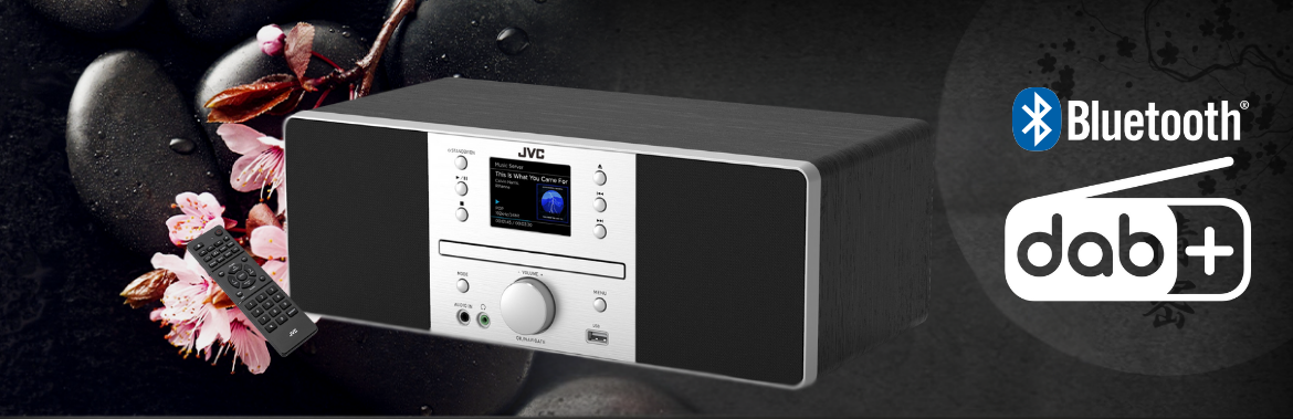 JVC RD-E874B Bluetooth i DAB+