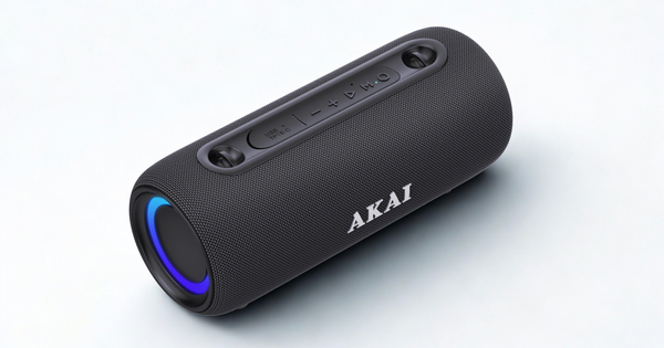 Głośnik Bluetooth AKAI ABTSW-40, 15W RMS, IPX5, TWS, USB, bateria 3600 mAh