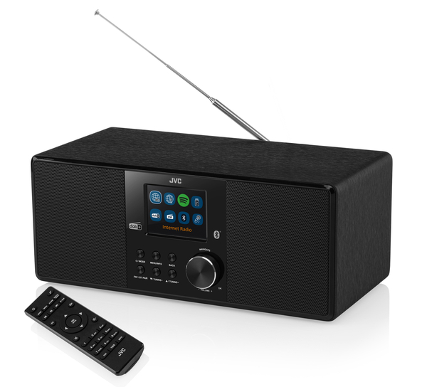 JVC radio internetowe RA-E981B, czarne