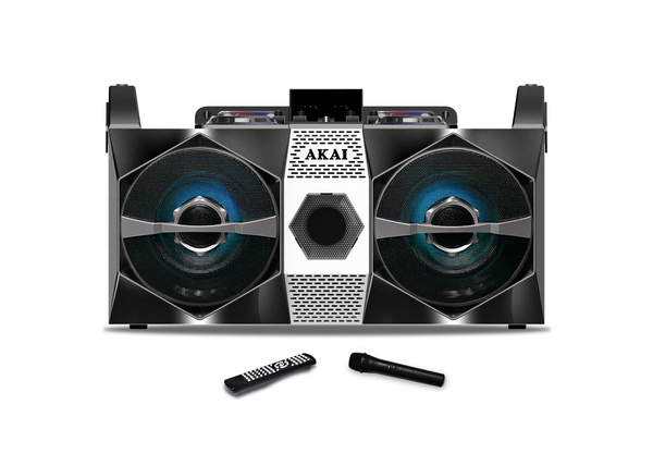 Power Audio AKAI DJ-S1HB 120W RMS, Bluetooth 5.0, FM, USB/SD