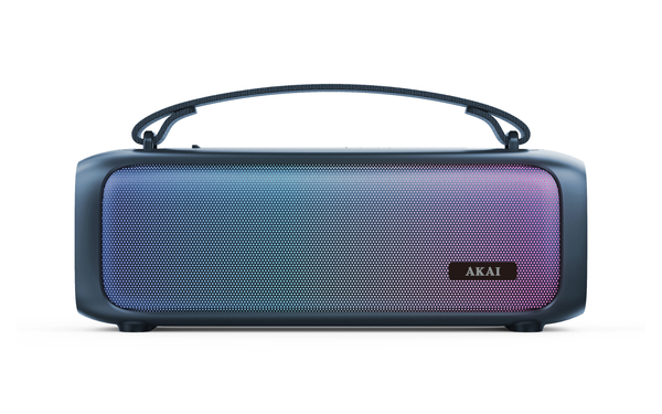 Głośnik Bluetooth AKAI ABTS-08BL, 8W RMS, TWS, FM, RGB, akumulator 1500 mAh