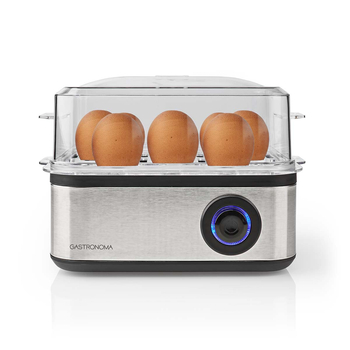 Gastronoma Urządzenie do gotowania jajek 500 W, 8 szt., taca do jajek w koszulkach, miarka