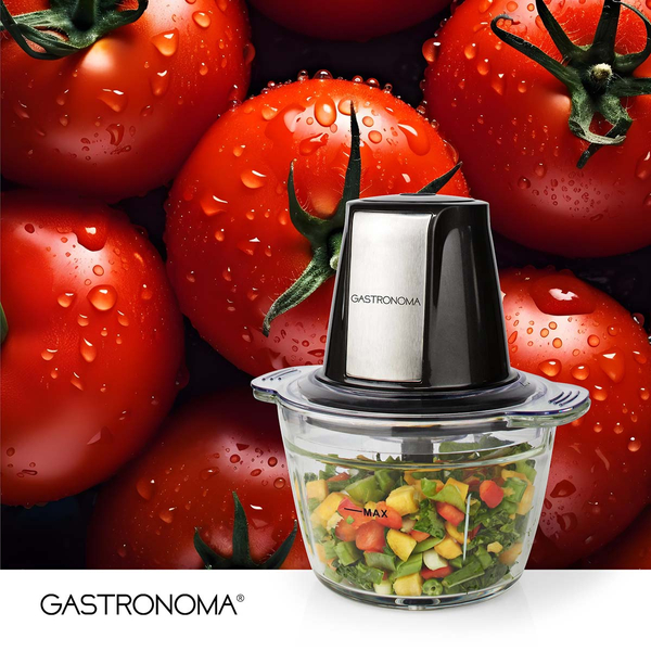 Gastronoma Rozdrabniacz Mini Food Chopper 500 W, misa szklana 1 L, 2 ostrza, 1-bieg