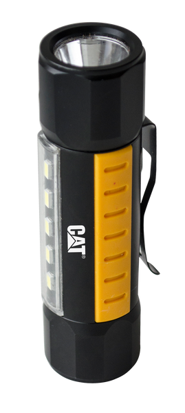 Latarka LED 200 lm - latarka taktyczna, podwójne źródło światła CAT CT3410