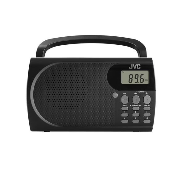 Przenośne radio JVC RA-E431B czarne Tuner FM Antena