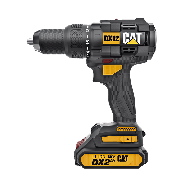 Udarowa wiertarko-wkrętarka akumulatorowa CAT DX12 18V