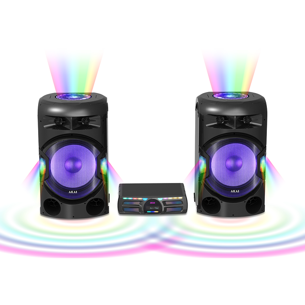 Power Audio AKAI Y3 BT 400W RMS, FM, USB/SD, mikrofon bezprzewodowy