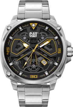 Zegarek stalowy CAT Tokyo 3HD 44mm - stalowy pasek