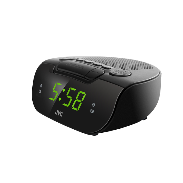 Radiobudzik JVC RA-E111B czarny Tuner AM/FM LED DRZEMKA