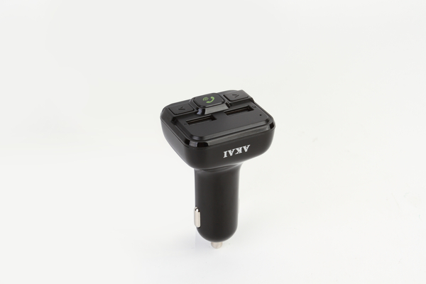 Transmiter FM AKAI FMT-20BT BT 4.2, USB 23GB, ładowanie 5V/2.4A, zestaw głośnomówiący