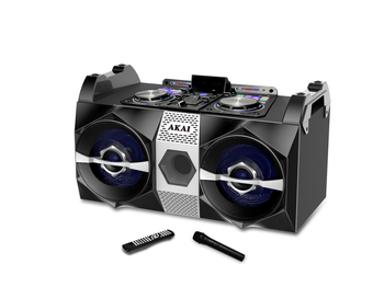 Power Audio AKAI DJ-S1HB 120W RMS, Bluetooth 5.0, FM, USB/SD