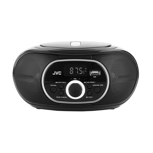 Radioodtwarzacz CD JVC RD-E221B czarny Boombox Tuner FM USB AUX
