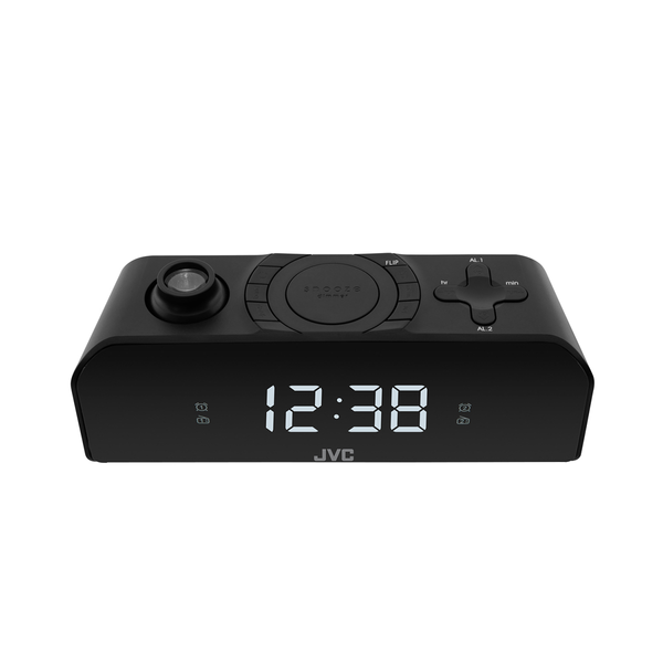 Radiobudzik JVC RA-E211B czarny Tuner FM LED Drzemka