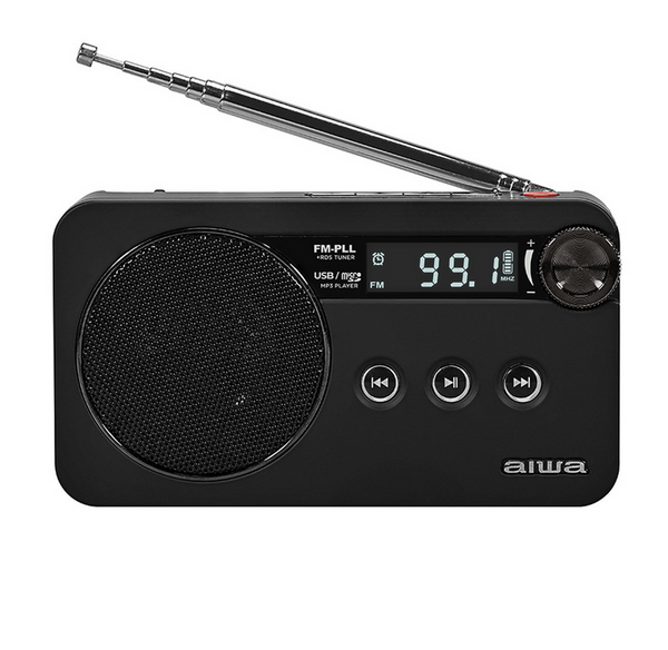 Radio FM AIWA RS-77PLL/BK czarny