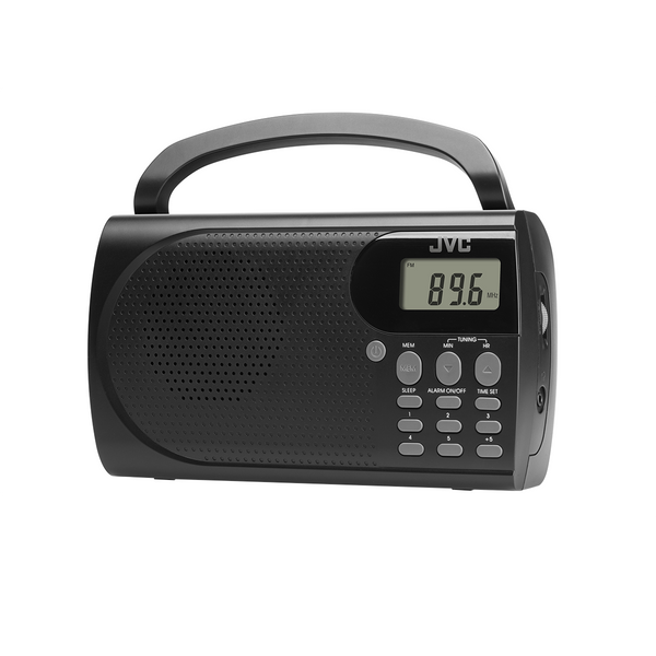 Przenośne radio JVC RA-E431B czarne Tuner FM Antena