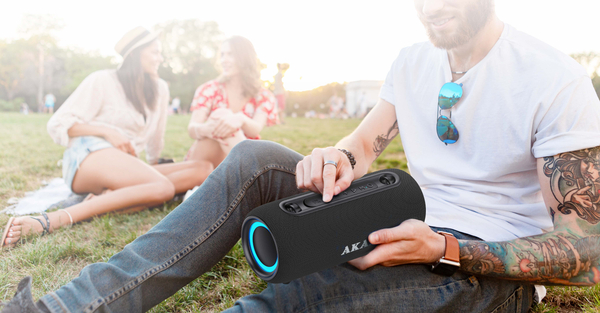 Głośnik Bluetooth AKAI ABTSW-40, 15W RMS, IPX5, TWS, USB, bateria 3600 mAh