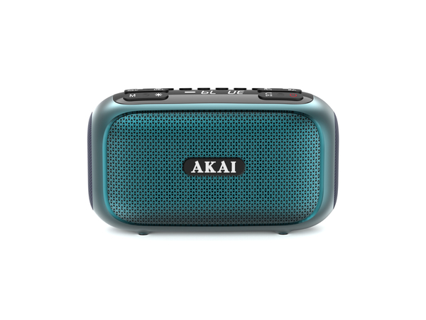 Radio przenośne AKAI APR-700, 2×3W RMS, Bluetooth, FM, USB/SD/AUX, RGB LED, bateria 1800 mAh