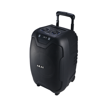 Party Speaker AKAI ABTS-X10 PLUS, 50W RMS, Bluetooth, USB/AUX/FM, EQ, bateria 12V 4,5Ah