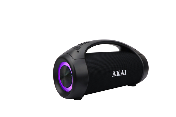 Głośnik Bluetooth AKAI ABTS-55, 50W RMS, IPX5, TWS, RGB, FM, USB, akumulator 3600 mAh