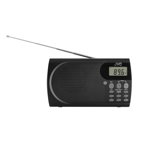 Przenośne radio JVC RA-E431B czarne Tuner FM Antena