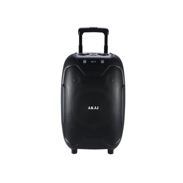 Party Speaker AKAI ABTS-X10 PLUS, 50W RMS, Bluetooth, USB/AUX/FM, EQ, bateria 12V 4,5Ah
