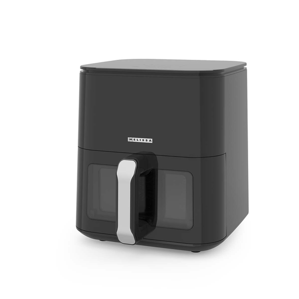 MELISSA Frytkownica niskotłuszczowa, 5 L, 1500 W, 8 programów, okienko, czarna