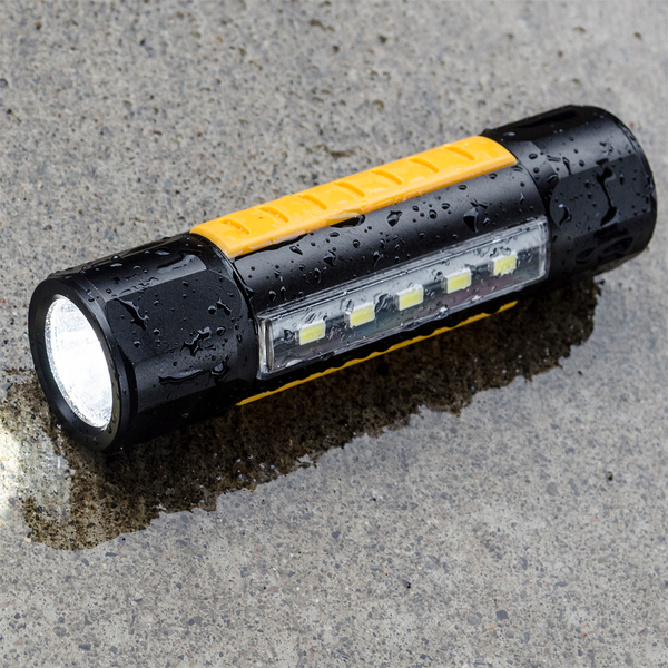 Latarka LED 200 lm - latarka taktyczna, podwójne źródło światła CAT CT3410