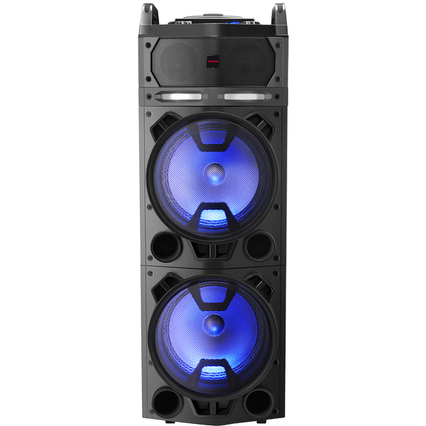 Power Audio Earthquake AIWA KBTUS-900 LED 2x mikrofon