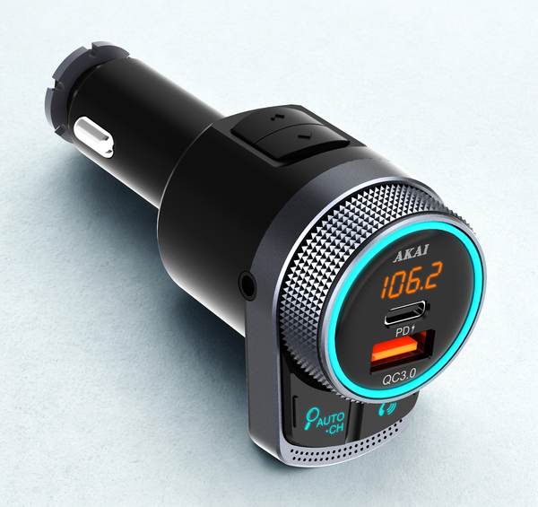 Transmiter FM AKAI FMT-80BT Bluetooth 5.1 QC3.0 PD 20W