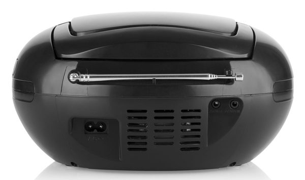 Radioodtwarzacz CD JVC RD-E221B czarny Boombox Tuner FM USB AUX