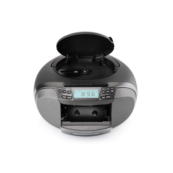 Boombox JVC RC-E444B CD/USB, kaseta, Bluetooth, radio FM