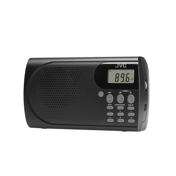 Przenośne radio JVC RA-E431B czarne Tuner FM Antena