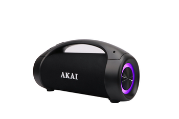 Głośnik Bluetooth AKAI ABTS-55, 50W RMS, IPX5, TWS, RGB, FM, USB, akumulator 3600 mAh